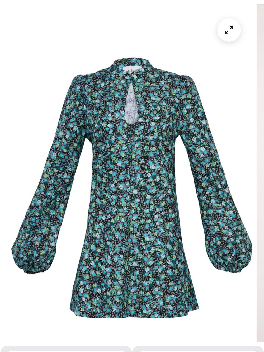 Azucena Dress in Jazmin Print - De Loreta